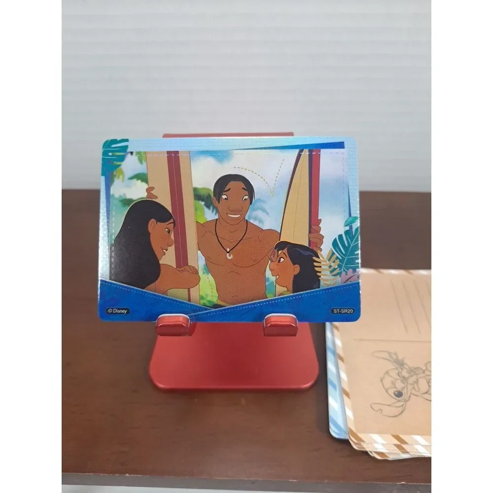 Set Of 15‎ Card Fun Joyful Disney 100 Carnival Character Lilo & Stitch Hologram